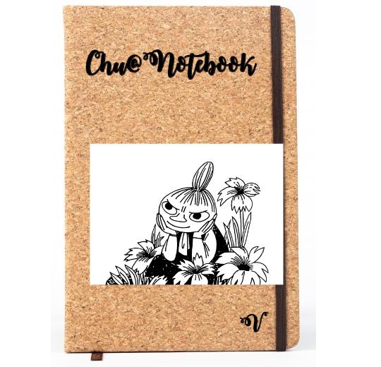 Personalised Lined Cork Notebook