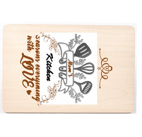 Moms Kitchen Chopping Board By Mei