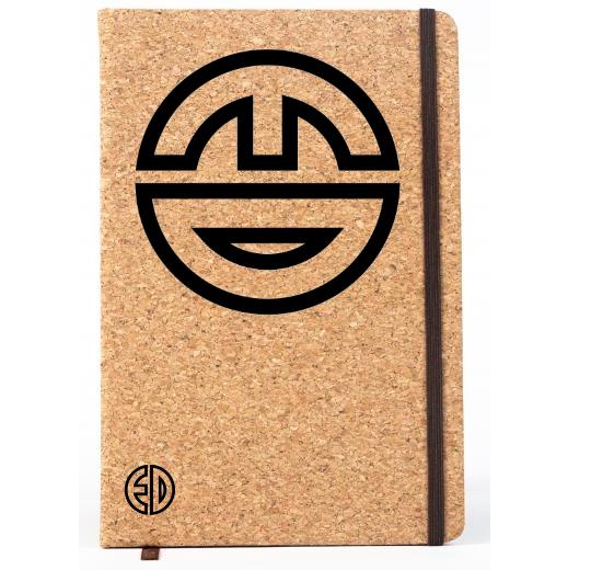 Personalised Lined Cork Notebook