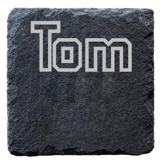 Personalised Slate Coaster Set