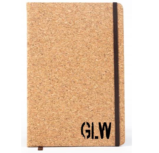 Personalised Lined Cork Notebook
