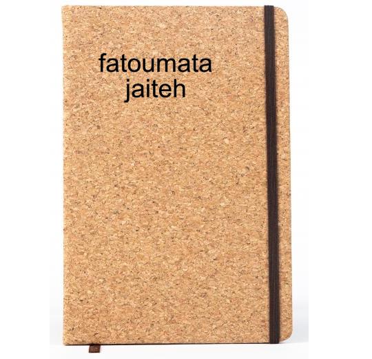 Personalised Lined Cork Notebook