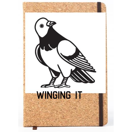 Personalised Lined Cork Notebook