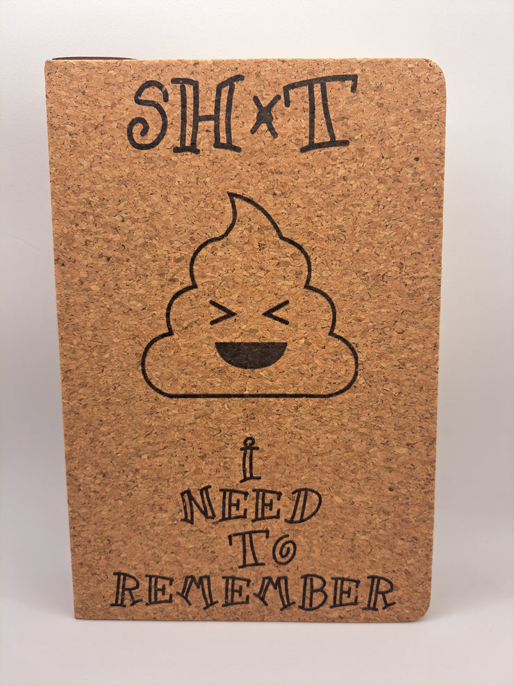 "Sh*t I need to remember" humorous notebook By Angie