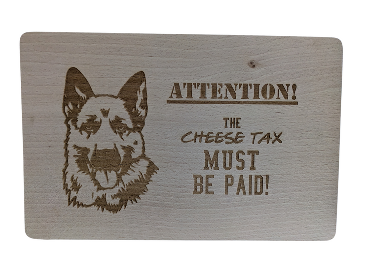 Funny personalised cutting/serving board