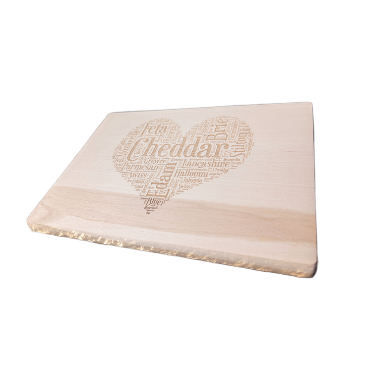 I Love Cheese Chopping Board