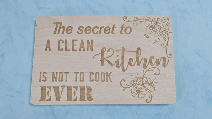 The secret to a clean kitchen