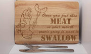 Chuckle-worthy Eco friendly beech chopping board - Savour + Smile by Julie