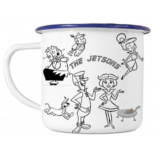 Jetsons Enamel Mug by Sandra