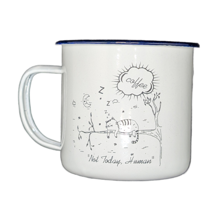 Sleepy Cat Coffee Mug By Sylvester