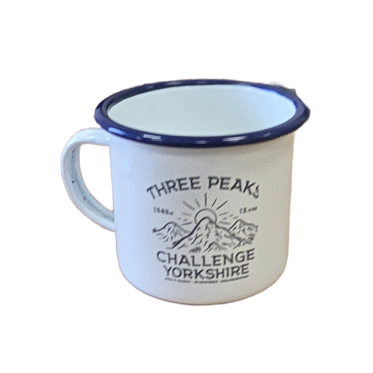 Three Peaks Enamel Mug By Ayesha