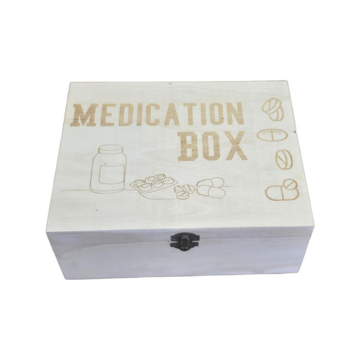 Medicine Organiser Box By Ellie