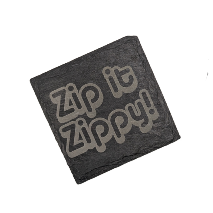 Zip It Zippy Sheffield Coasters By Janine