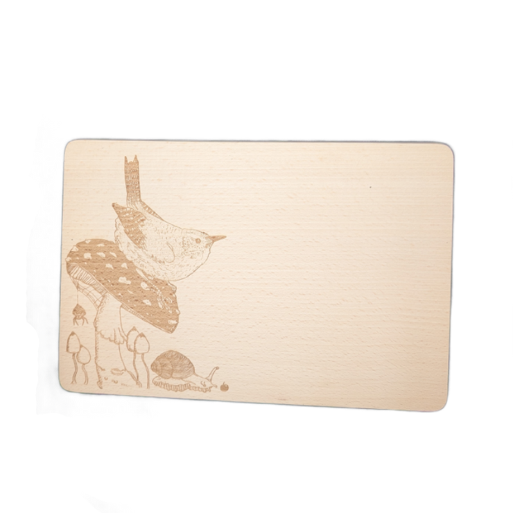 Fungi And Fauna Chopping Board by Fern