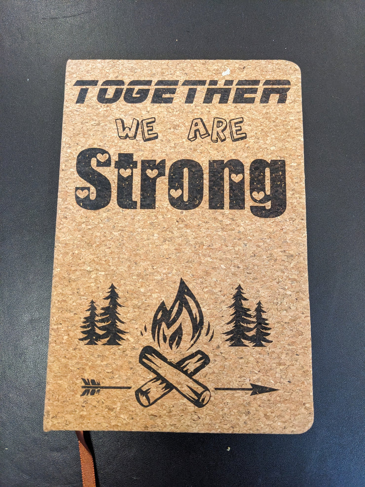 Together we are strong - Cork A5 Notebook
