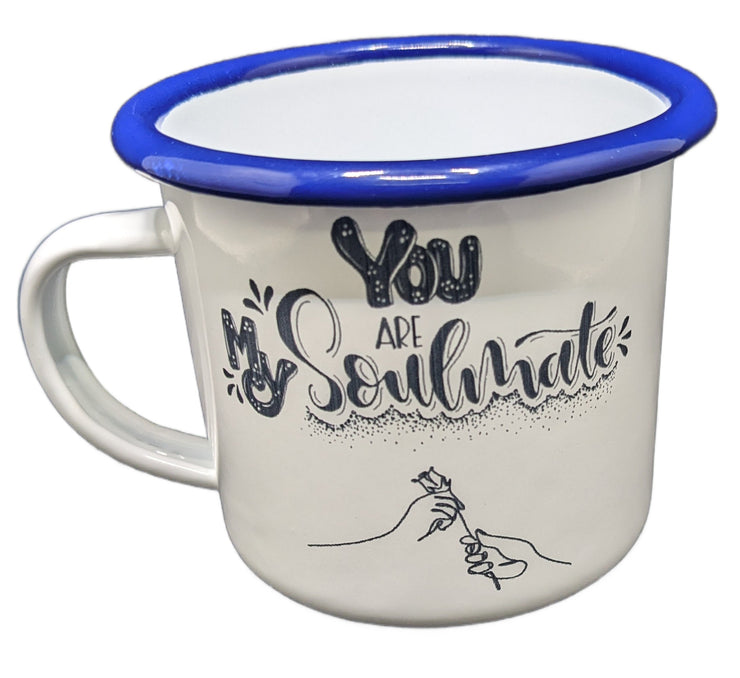 You Are My Soulmate Enamel Mug