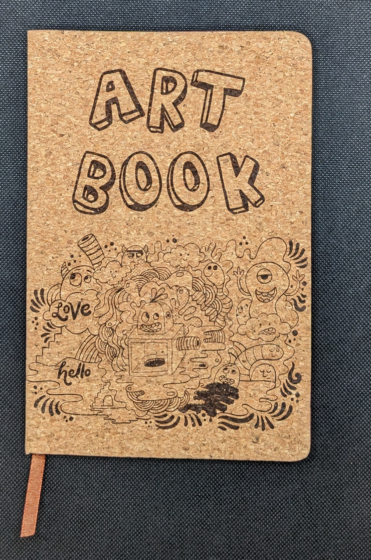Artbook- Cork Notebook by Leanne