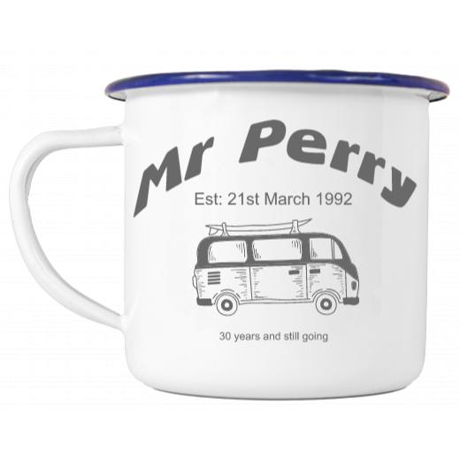 Personalised Enamel Mug