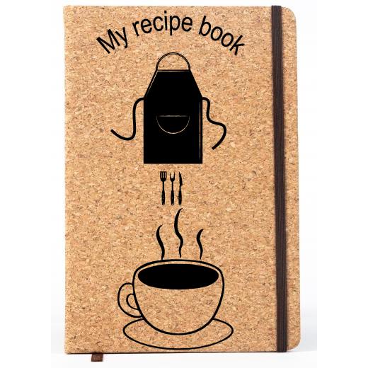 Personalised Lined Cork Notebook