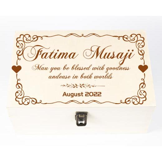 Personalised Wooden Storage Box