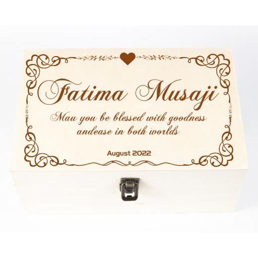 Personalised Wooden Storage Box