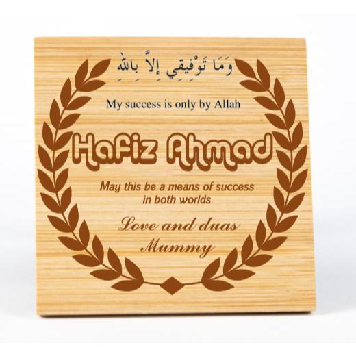 Personalised Wood Coaster Set