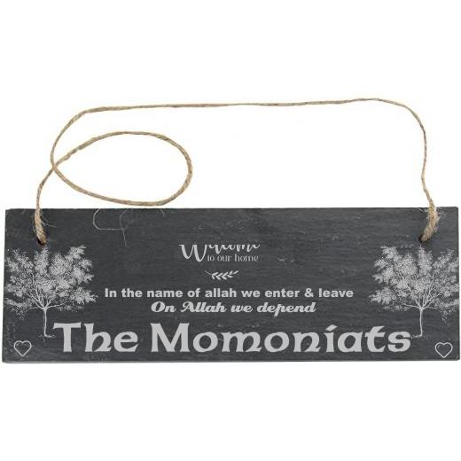 Personalised Slate Rectangle Sign