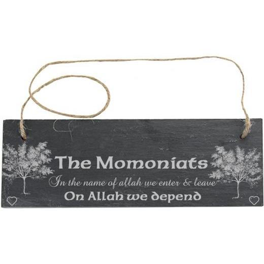 Personalised Slate Rectangle Sign