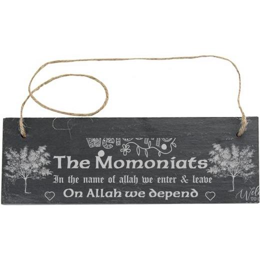 Personalised Slate Rectangle Sign