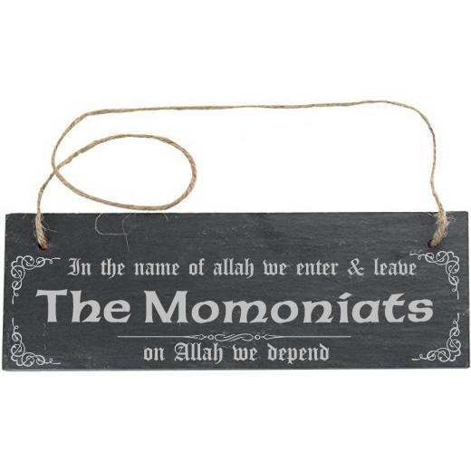 Personalised Slate Rectangle Sign