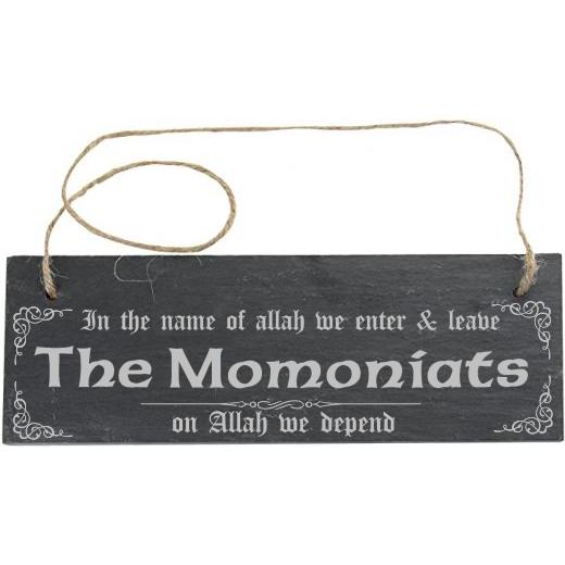 Personalised Slate Rectangle Sign