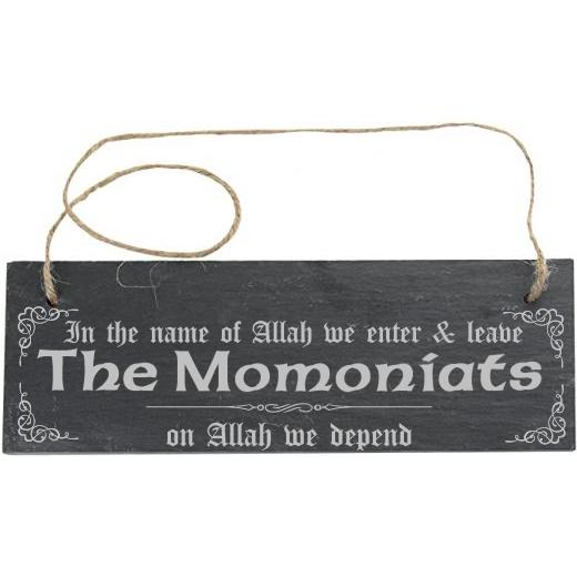 Personalised Slate Rectangle Sign