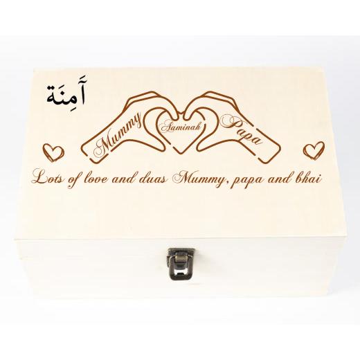 Personalised Wooden Storage Box
