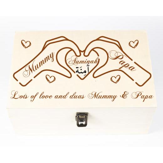 Personalised Wooden Storage Box