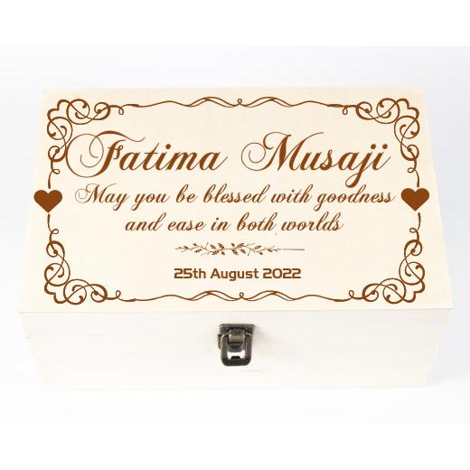 Personalised Wooden Storage Box