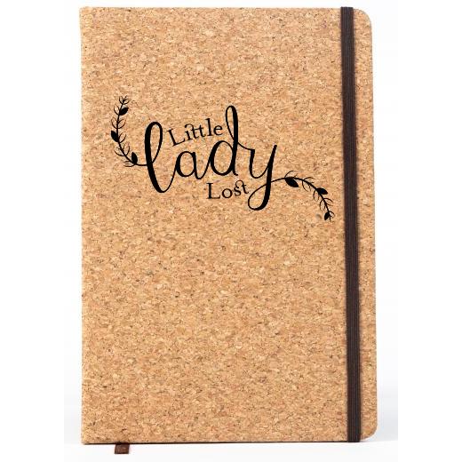 Personalised Lined Cork Notebook