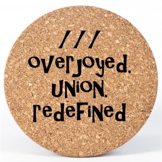 Personalised Cork Coaster Set