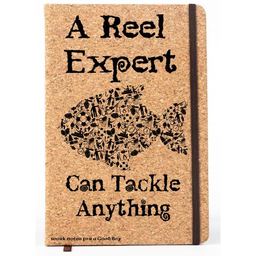 Personalised Lined Cork Notebook