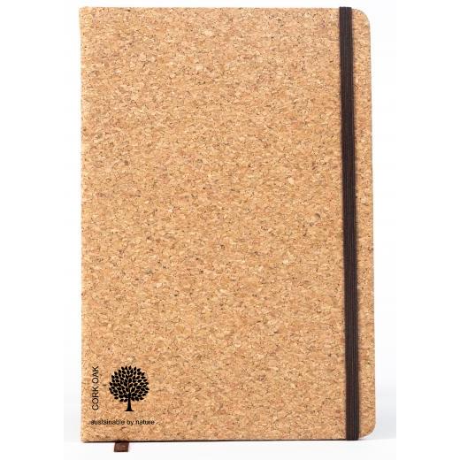 Personalised Lined Cork Notebook