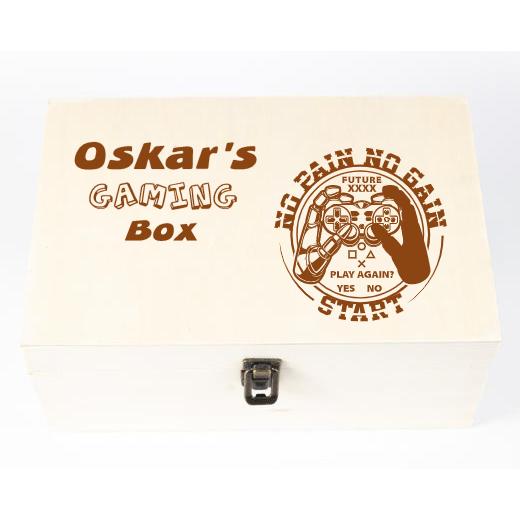 Personalised Wooden Storage Box