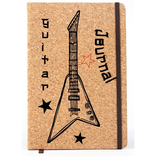 Personalised Lined Cork Notebook