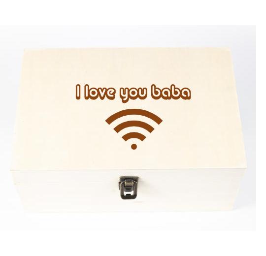 Personalised Wooden Storage Box