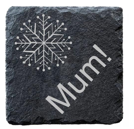 Personalised Slate Coaster Set