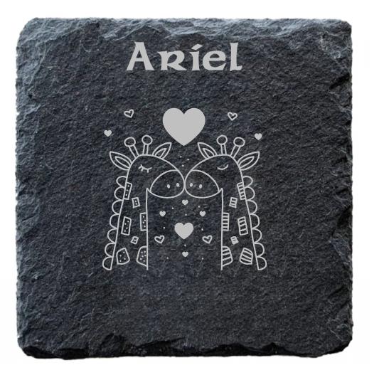 Personalised Slate Coaster Set