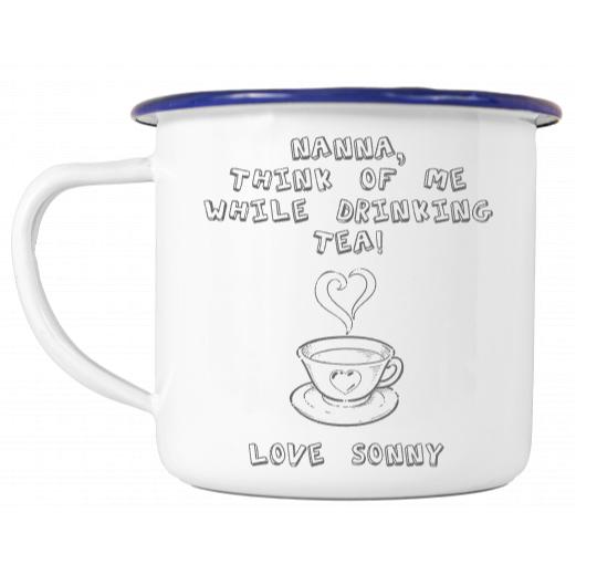Personalised Enamel Mug