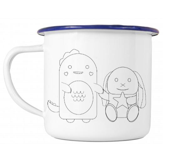 Personalised Enamel Mug