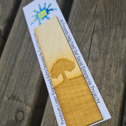 Keiron's Tree/Nature Design Wooden Engraved Bookmark