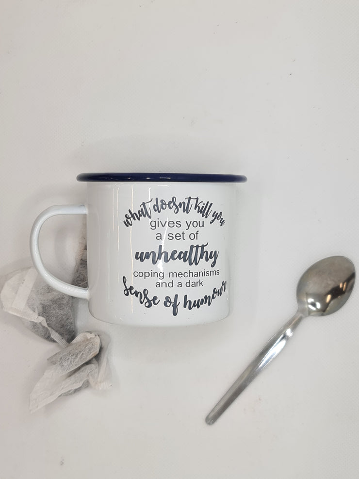 Quirky quote cup