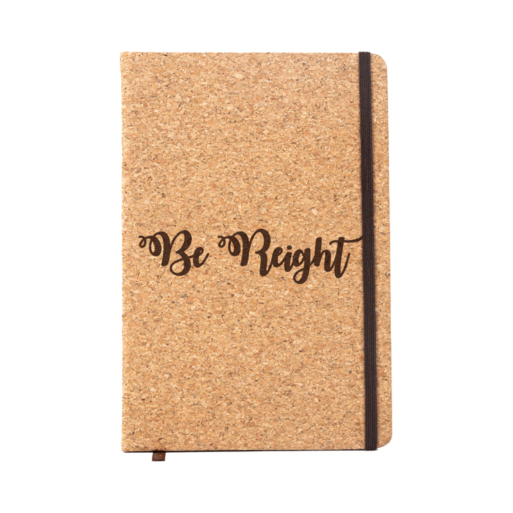 Personalised Lined Cork Notebook