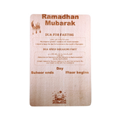 Wooden Ramadan Calendar